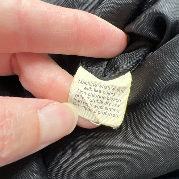 Vintage J Crew Black Double Breasted Rain Coat Trench - Picture 8 of 8